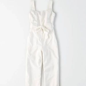 white american eagle jumpsuit